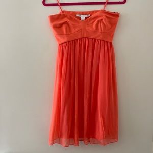 Diane Von Furstenberg strapless formal dress